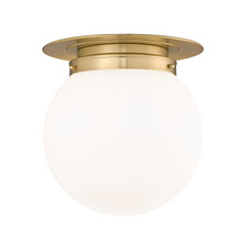 Calhoun 1 Light Flush Mount in Heritage Brass (7505F13-HBR)