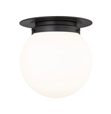 Calhoun 1 Light Flush Mount in Matte Black (7505F13-MB)