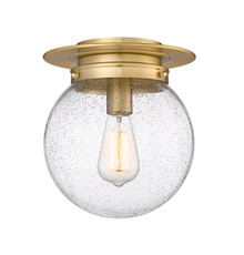 Calhoun 1 Light Flush Mount in Heritage Brass (7506F9-HBR)