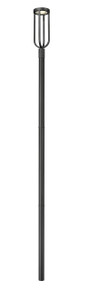 Leland 1 Light Outdoor Post Mounted Fixture in Sand Black (5005PHB-5009P120-BK)