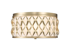 Harden 4 Light Flush mount in Modern Gold (1948F16-MGLD)