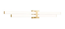 Zane 2 Light Vanity in Modern Gold (1008-40W-MGLD-LED)