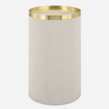 Circuit Brass & White Accent Table (22991)