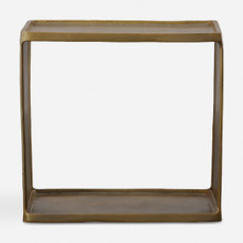 Derwent Antique Brass Side Table (25232)