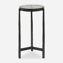 Eternity Iron & Glass Accent Table (25308)