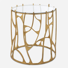 Ritual Round Gold Side Table (22894)
