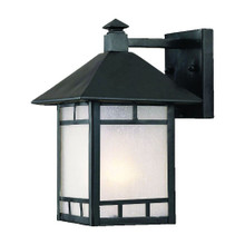 Artisan 1-Light Matte Black Wall Light (9002BK)