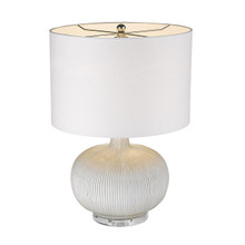 Trend Home 1-Light Polished Nickel Table Lamp (TT80156)