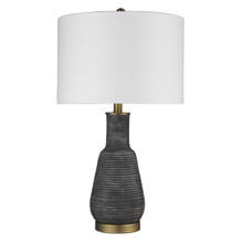 Trend Home 1-Light Brass Table Lamp (TT80178)