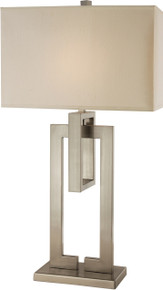 Precision 1-Light Brushed Nickel Table Lamp (TT7300)