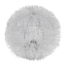 Luminary 1-Light Metallic Silver 12" Accent Lamp (BA6002)