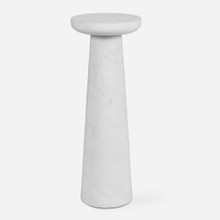 Lirra White Marble Drink Table (50021)