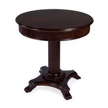 Ellsworth 36" Ribbed Pedestal Foyer Table (5719024)
