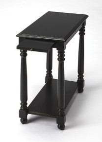 Devane Black Chairside Table (5017111)