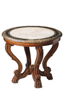 Mabel Fossil Stone Foyer Table (5026070)