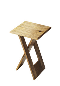 Hammond Natural Wood Folding Table (2259140)