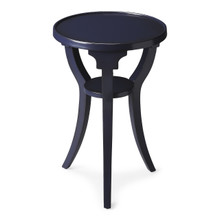 Dalton Navy Round Accent Table (1328291)