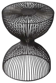 Nicholas Black Metal End Table (3318025)