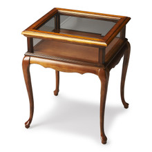 Burton Olive Ash Burl Curio Table (1484101)