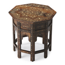 Rashmi Wood & Bone Inlay Accent Table (3596338)