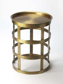 Regis Industrial Chic Accent Table (6118330)
