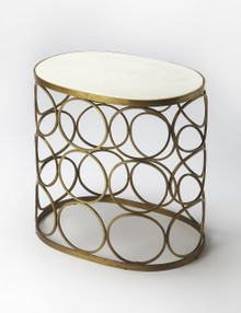 Talulah Oval Marble Accent Table (6123025)