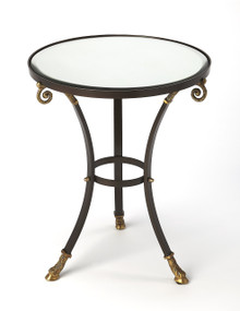 Meurice Glass & Metal Accent Table (5342025)