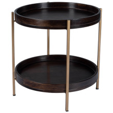 Damirra Wood & Metal Accent Table (5454140)