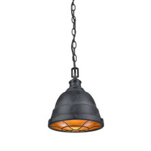 Bartlett 1 Light Mini Pendant In Black Patina With Matching Shade(s) (7312-S BP)