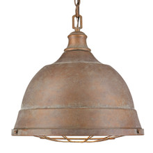 Bartlett 2 Light Pendant In Copper Patina With Matching Shade(s) (7312-L CP)