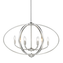 Colson 6 Light Linear Pendant In Pewter (3167-LP PW)