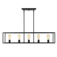 Wesson Linear Pendant in Matte Black (2072-LP BLK)