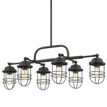 Seaport Linear Pendant in Matte Black (9808-LP BLK)
