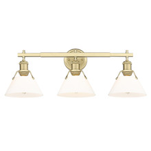 Orwell 3 Light Vanity, Brushed Champagne Bronze W/ Opal Glass (3306-BA3 BCB-OP)