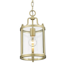 Payton 1 Light Mini Pendant In Champagne Bronze, Clear Glass (1157-M1L BCB-CLR)