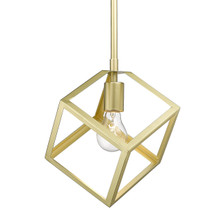 Cassio 1 Light Mini Pendant In Olympic Gold (2086-M1L OG)