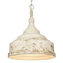 Keating 3 Light Pendant In Antique Ivory (0806-3P AI)