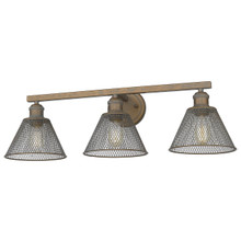 Carver 3 Light Vanity In Copper Patina (0304-BA3 CP)