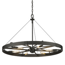 Vaughn 6 Light Pendant In Natural Black (3866-L NB-NB)