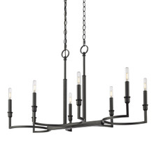 Ellyn 8 Light Linear Pendant In Matte Black (8209-LP BLK)