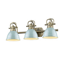 Duncan 3-Light Vanity Light In Aged Brass (3602-BA3 AB-SF)