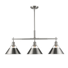 Orwell 3-Light Linear Pendant In Pewter (3306-LP PW-PW)