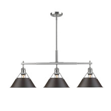 Orwell 3-Light Linear Pendant In Pewter (3306-LP PW-RBZ)