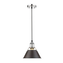 Orwell 7.5" Wide Small Pendant In Chrome (3306-S CH-RBZ)