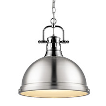 Duncan 1-Light Pendant In Chrome (3602-L CH-PW)