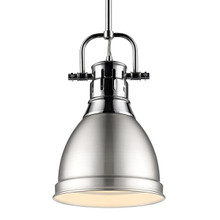 Duncan 1-Light Pendant In Chrome (3604-S CH-PW)
