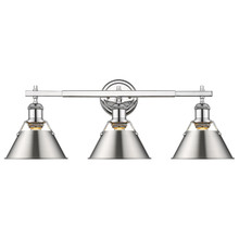 Orwell 3-Light Vanity Light In Chrome (3306-BA3 CH-PW)