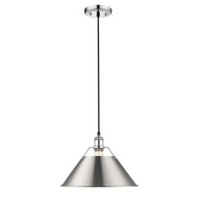 Orwell 14" Wide Large Pendant In Chrome (3306-L CH-PW)