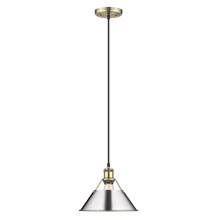 Orwell 10" Wide Medium Pendant In Aged Brass (3306-M AB-CH)