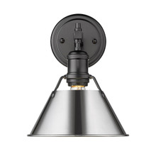 Orwell 1-Light Bath Vanity In Matte Black (3306-BA1 BLK-CH)